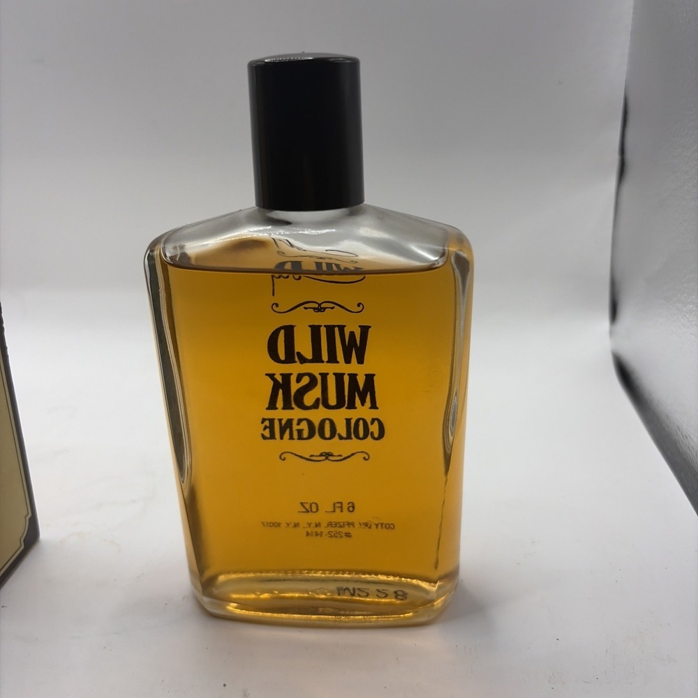 Vintage Coty Wild Musk Cologne 6 Oz With Box - Picture 3 of 8